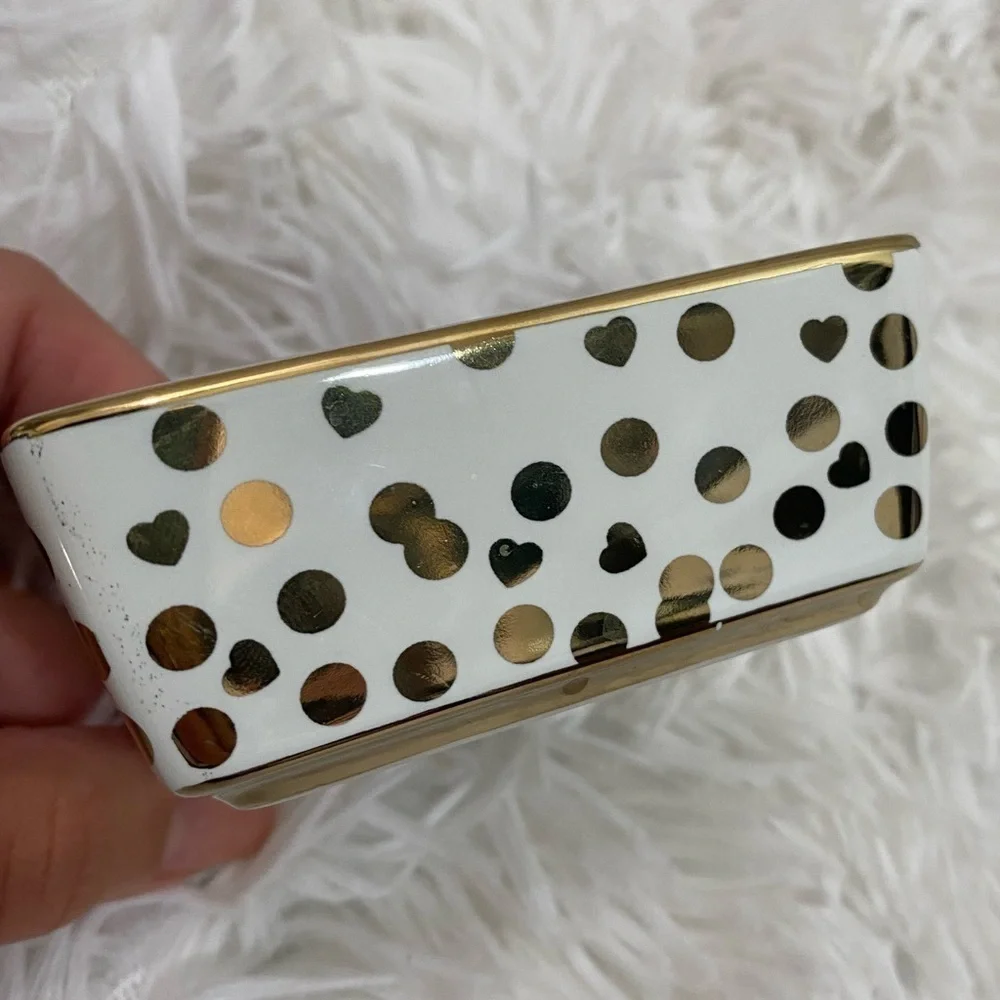 Shimmer Gold and pink Wifey square tray